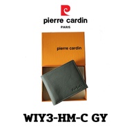 Pierre Cardin (ปีแอร์ การ์แดง) กระเป๋าธนบัตร กระเป๋าสตางค์เล็ก  กระเป๋าสตางค์ผู้ชาย กระเป๋าหนัง กระเป๋าหนังแท้ รุ่น WIY3-HM-C พร้อมส่ง ราคาพิเศษ