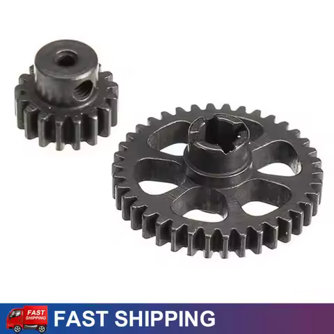 17T 38T Hardened Steel Spur Gear & Motor Pinion Gear Upgrade Set For WLtoys A949 A959 A969 A979 K929
