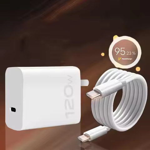 Original For Vivo 120W PD Charger EU US Flashcharge Charge Power Adapter Usb C To Type C Cable S50 S