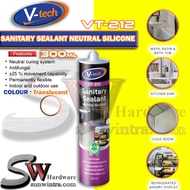 V-TECH 1PC / 2PCS 300ML SANITARY SEALANT NEUTRAL SILICONE SEALANT #VT-212 VT212