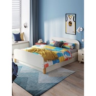 Lin's Solid Wood Foot Children's Bed Boy Single Bed Bedroom Girl Room Furniture Combination Set LH02