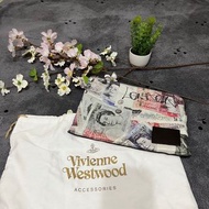 （二手）Vivienne Westwood 英鎊圖案手拿包