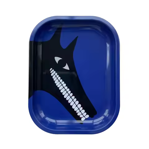 NEW Jackal 18*14cm Metal Tobacco Rolling Tray Cigarette Smoking Accessories Dish Tin Storage Plate S