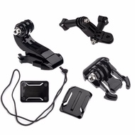 Action Camera Accessories Set For GoPro Hero 5 3 4 Xiaomi Yi 4K SJCAM SJ4000 Chest Strap Base Mount Go Pro Helmet Kits