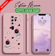 [UV04] SOFTCASE MACARON CAMERA PROTECT MOTIF CUTE ASTRONAUT FOR OPPO A5 A9 2020  - SOFT CASE MACARON OPPO A9 2020 - KESING MACARON - CASING MACARON OPPO A9 - SARUNG OPPO A5 2020 - CASE MACARON LUCU - SARUNG HP OPPO A9 2020 - MIKA OPPO A5 2020 - DREAMCASE