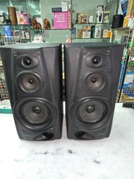 二手日本原裝KENWOOD LS-E5 3音路3單體喇叭，被動式，貼皮木質，20多年古董喇叭，有一些年代跟使用痕跡，狀況保持算很完整，狀況如圖