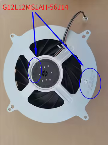 Internal Radiation Cooling Fan For SONY PS5 Consoles 17 Blades G12L12MS1AH-56J14 Cooler Fan KBS1212H