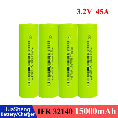 JSK IFR 32140 15000mAh 3.2V 45A LiFePO4 Battery Ideal for Electric Vehicles & DIY High-Power Battery
