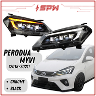 Perodua Myvi (2018 to 2021) G3 Head Lamp Head Light (Lexus Design) Headlamp Headllight DRL LED Light