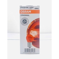 OSRAM PY21W 12V BAU15S 1-HEART Turn Signal Light Bulb (Slanted Leg) 12V 21W – GENUINE GERMANY