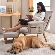 HY&amp; Lazy Sofa Single Sofa Recliner Dormitory Computer Chair Multifunctional Foldable Sleeping Home Leisure Chair 8IDR