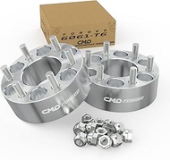 Customadeonly 2 Pieces 2" 50mm Hub Centric Wheel Spacers Bolt Pattern 6x5 6x127 Compatible for Chevy