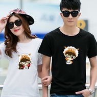 💓Ready stock 100% cotton baju t-shirt couple tee valentine 情侣装 lengan pendek short sleeve unisex ove