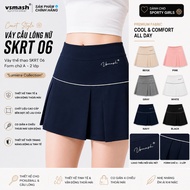 Vsmash Sportwear Badminton Skirt “SKRT 06-LUMIERE” 2-layer A-Line Sports Skirt, High Quality 4-Way P