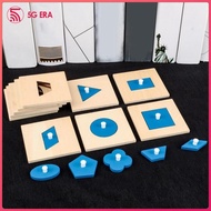 [Wishshopeezzxh] Wooden Geometry Puzzle Educational Toy Develop Intelligence Montessori Toy