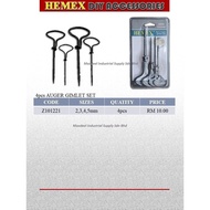 HEMEX 4pcs Auger Gimlet Set / Penebuk Lubang Kayu