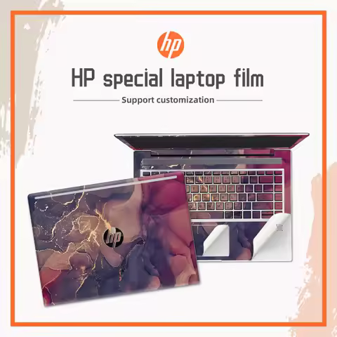 Marble Cover Laptop Sticker Skins Notebook Skin PVC Cover for HP Laptop Envy X360/Pavilion 14 15/14S