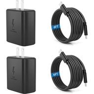 2025 New Style 45W Super Fast Charger Type C USB C Android Charger with C to C 6 Feet (about 1.8m) L
