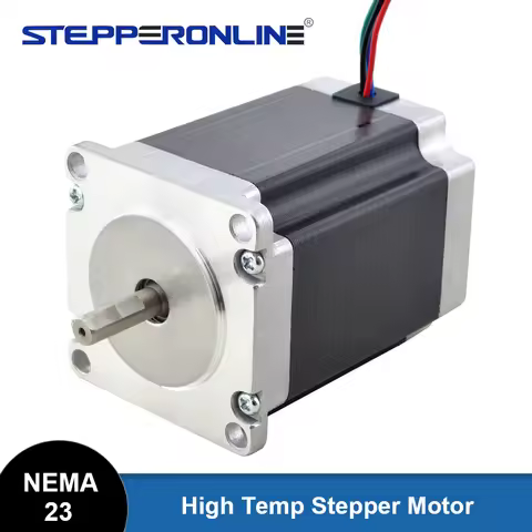 STEPPERONLINE Nema 23 Stepper Motor High Temp 1.85Nm(262oz.in) 2.81A Insulation Class H 180C 57x76.5