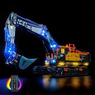 Light Set No Main Body BRICK BRINE Suitable For LEGO 42215 Volvo EC500 Excavator