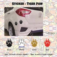 STICKER - TIGER PAW - 1 PC