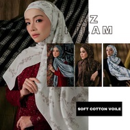 TUDUNG BAWAL AMERA ZAINI (AZ NILAM) [SOFT COTTON VOILE]