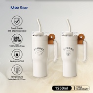 Q15 Stainless Steel Thermos Tumbler with Straw (1250ml)