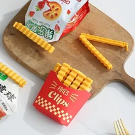 Magnetic fries sealing clip cute snack sealing clip food sealing clip food moistureproof sealing sma