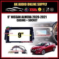 Nissan Almera 2020 - 2023 Android Player 9" inch Casing + Socket - M11281