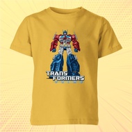 2026Kids Optimus Prime Transformer Cartoon Kids T-Shirt 100% Cotton Round Neck Short Sleeve Boy's Sh