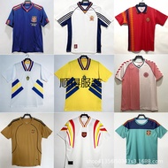 Retro Unpopular Jersey Team Spain Sweden Denmark Football Jersey Home Away Short Sleeve Fixed Z T-Sh