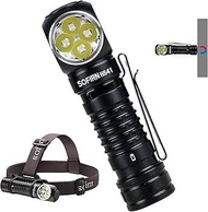 Sofirn HS41 a high-performance rechargeable right-angle headlamp and flashlight.