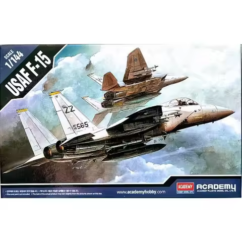 1/144 Academy model 12609 US F-15 Eagle Fighter assembly Scale diy toys Model Kit