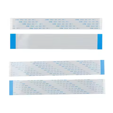 6pin 10pin 12pin 30pin 40pin 45pin 50pin 60pin FFC/FPC Ribbon Flexible Flat CABLE PITCH 0.5mm A/B Ty