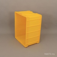Turnover Box 390 Weeks Plastic Box Large Size 700-Plastic Plastic Storage Thickened Turn Yellow OS9J