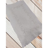 KATUN Beautiful flower embroidery mini rug, travel cotton rug