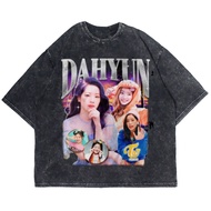Patternmerch "dahyun twice edition" Oversize T-shirt | Washed tee | Vintage T-SHIRT