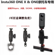 Insta360 ONE X Motorcycle Camera Holder Panoramic Camera Motorcycle Mirror Holder Handlebar Holder