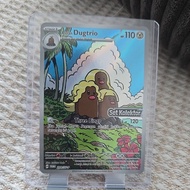 Pokémon TCG Indonesian Alolan Dugtrio AR IR Collector Set Stamp 209/SV-P