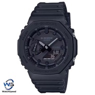Casio G-Shock GA2100-1A1 GA-2100-1A1 Carbon Core Guard Structure Black Resin Band Watch