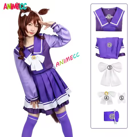 ANIMECC IN STOCK Uma Musume Special Week Mejiro McQueen Gold Ship Oguri Cap Cosplay Costume Pretty D