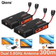 300m Wireless HDMI Extender 1080P 5.8Ghz Wireless Audio Video Transmitter Receiver Screen Share Switch for PS4 Camera PC TV