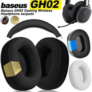 Pad Fon Telinga Untuk Baseus Gh02 Permainan Penggantian Wayarles Pad Telinga Fon Kepala Penutup Teli