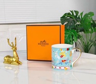 💜Hermes 愛馬仕 夢幻馬戲團 水杯 太空人 藍色 馬克杯 咖啡杯 辦公室 婚禮 商務 開業 生日禮物 送禮 節日 情人節 喬遷 新居Water cup, mug, coffee cup, off