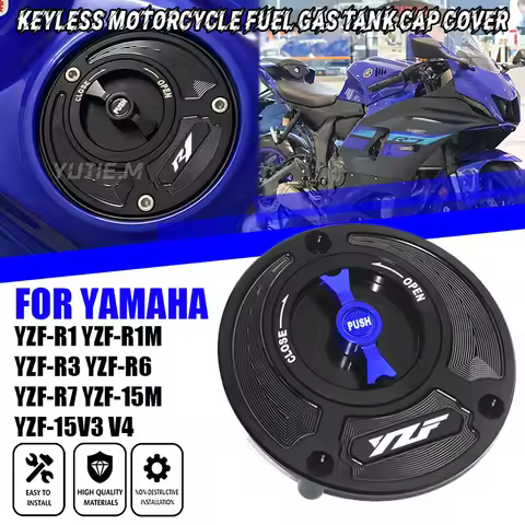 For YAMAHA YZF R1 R1M R7 R6 R15 R15M R3 Fuel Gas Tank Cover Motorcycle Accessories Quick Release Rot