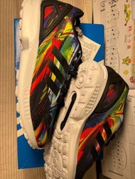 ADIDAS ZX Flux Multi Color 水彩 女鞋 彩色