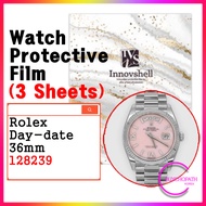 Watch Protection Cover Films for Rolex Day-date 36mm 128239 (3 sheets) / Scratch & Contamination Pre