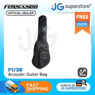 Fernando GT-F1 38" Acoustic Guitar Bag w/ Foam Padding, Water Resistant Lining &amp; 2 Accessory Pockets