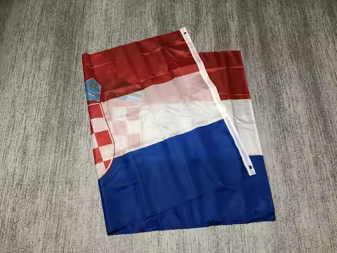 90X150cm Croatia Flag Polyester 14x21cm Croatia hand flag / string flag / desk flag 8x12cm Croatia c