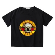 Top Tees guns.N. roses cottton short t-shirt crop vintage korean t shirt vintage summer top tee clothes harajuku
